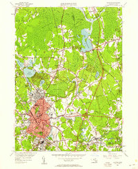Taunton 1949 topographic map thumbnail