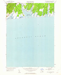 Tisbury Great Pond 1951 topographic map thumbnail
