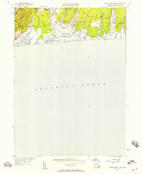 Tisbury Great Pond 1951 topographic map thumbnail