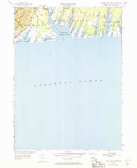Tisbury Great Pond 1951 topographic map thumbnail
