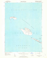 Tuckernuck Island 1951 topographic map thumbnail