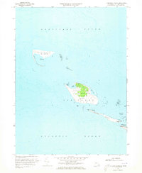 Tuckernuck Island 1972 topographic map thumbnail
