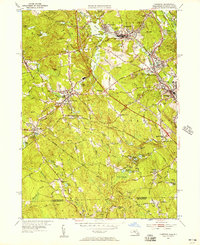 Uxbridge 1953 topographic map thumbnail