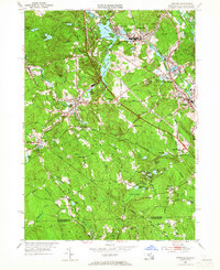 Uxbridge 1953 topographic map thumbnail