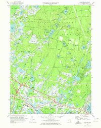 Wareham 1972 topographic map thumbnail
