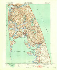 Wellfleet 1944 topographic map preview