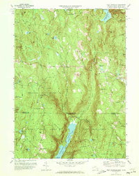 West Granville 1971 topographic map thumbnail