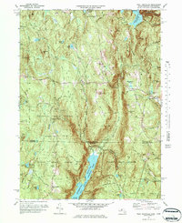 West Granville 1971 topographic map thumbnail