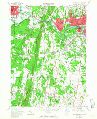 West Springfield 1958 topographic map thumbnail