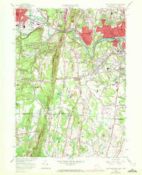 West Springfield 1958 topographic map thumbnail