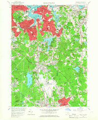 Weymouth 1958 topographic map thumbnail