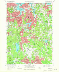 Weymouth 1971 topographic map thumbnail