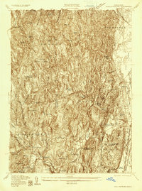 Williamsburg 1935 topographic map thumbnail