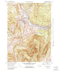 Williamstown 1973 topographic map thumbnail