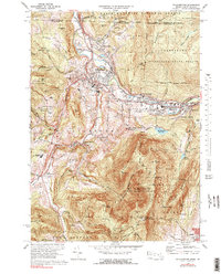 Williamstown 1973 topographic map thumbnail
