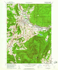 Williamstown 1960 topographic map thumbnail