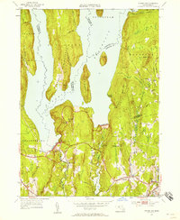Winsor Dam 1952 topographic map thumbnail