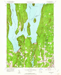 Winsor Dam 1952 topographic map thumbnail