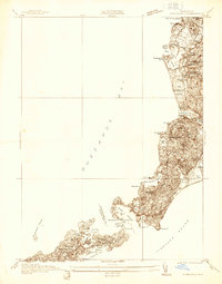 Woods Hole 1936 topographic map thumbnail