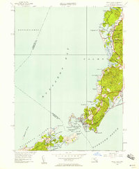 Woods Hole 1953 topographic map thumbnail