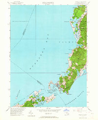 Woods Hole 1953 topographic map thumbnail
