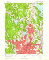 Worcester North 1960 topographic map thumbnail