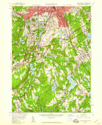 Worcester South 1948 topographic map thumbnail