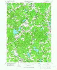 Wrentham 1964 topographic map thumbnail
