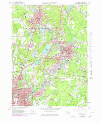 Attleboro 1964 topographic map thumbnail
