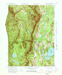 Bashbish Falls 1958 topographic map thumbnail
