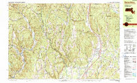 Bernardston 1990 topographic map thumbnail