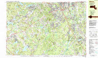Billerica 1987 topographic map thumbnail