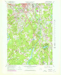 Billerica 1965 topographic map thumbnail