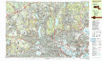Boston North 1985 topographic map thumbnail