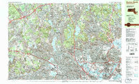 Boston North 1985 topographic map thumbnail