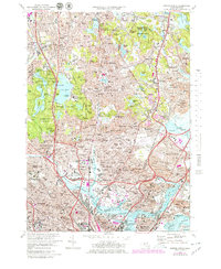 Boston North 1971 topographic map thumbnail