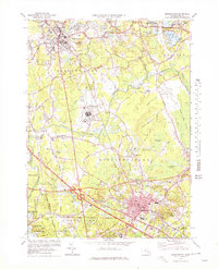 Bridgewater 1977 topographic map thumbnail