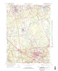 Bridgewater 1977 topographic map thumbnail