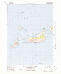 Cuttyhunk 1972 topographic map thumbnail