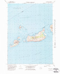 Cuttyhunk 1972 topographic map thumbnail