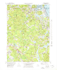 Cohasset 1974 topographic map thumbnail