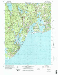 Cotuit 1974 topographic map thumbnail