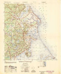 Duxbury 1953 topographic map thumbnail