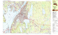 Fall River 1985 topographic map thumbnail