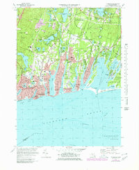 Falmouth 1972 topographic map thumbnail