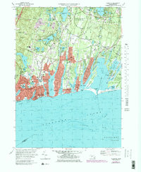 Falmouth 1972 topographic map thumbnail