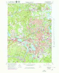 Framingham 1965 topographic map thumbnail