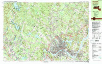 Haverhill 1987 topographic map thumbnail