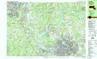 Lowell 1987 topographic map thumbnail