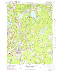 Mansfield 1964 topographic map thumbnail